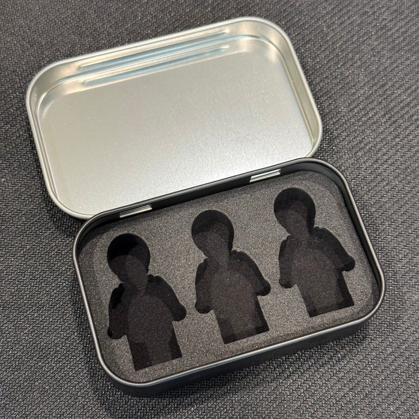PocketFigures™️ Three Minifigure Case with Foam Insert