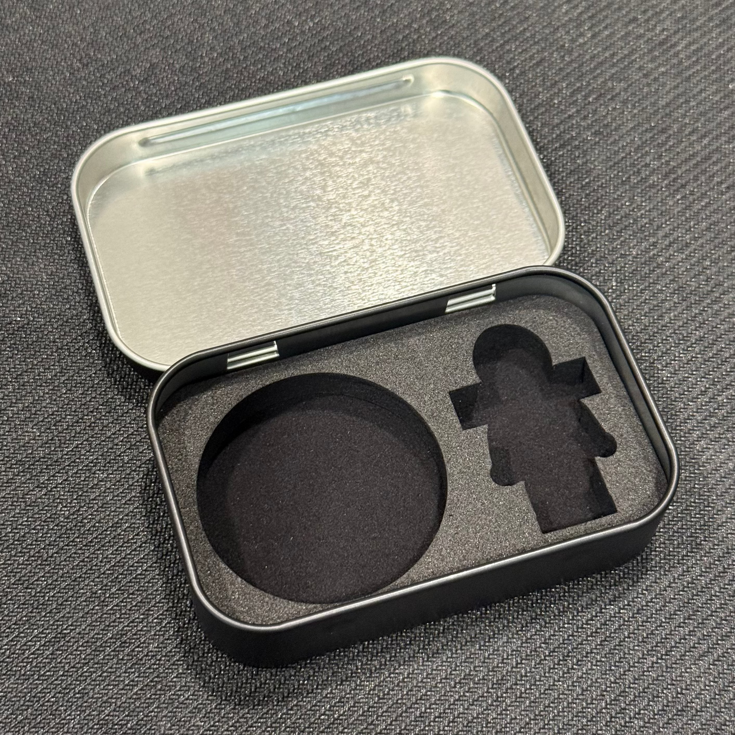 PocketFigures™️ Single Minifigure Case with Foam Insert & Spinner Storage